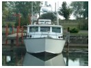 Comfortable and stable charter boat