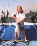 This little gal can fish!
